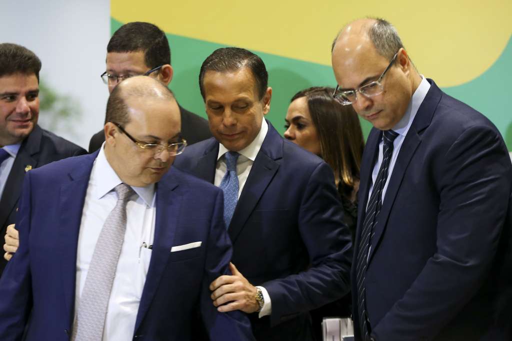 Doria, Ibaneis, Witzel assinam carta a favor da reforma nos Estados, Camilo fica de fora