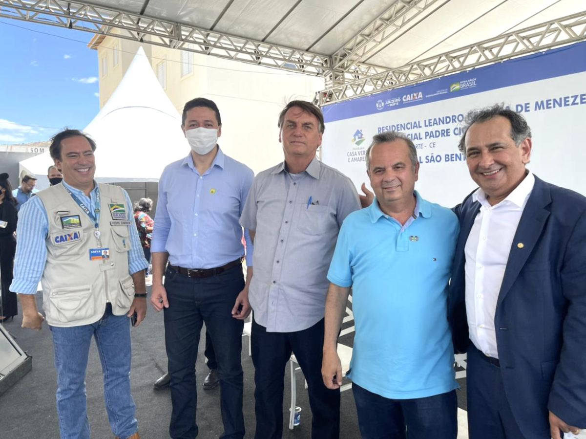Ao passar pelo Ceará, Bolsonaro fortalece base com aliados; Dep.Jaziel (PL) ganha destaque