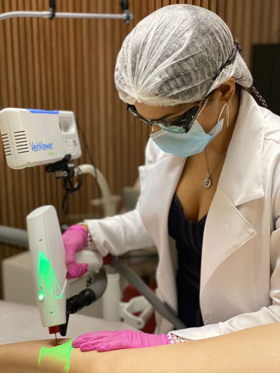 Laser transdérmico de alta tecnologia é aliado no tratamento de vasinhos e  varizes