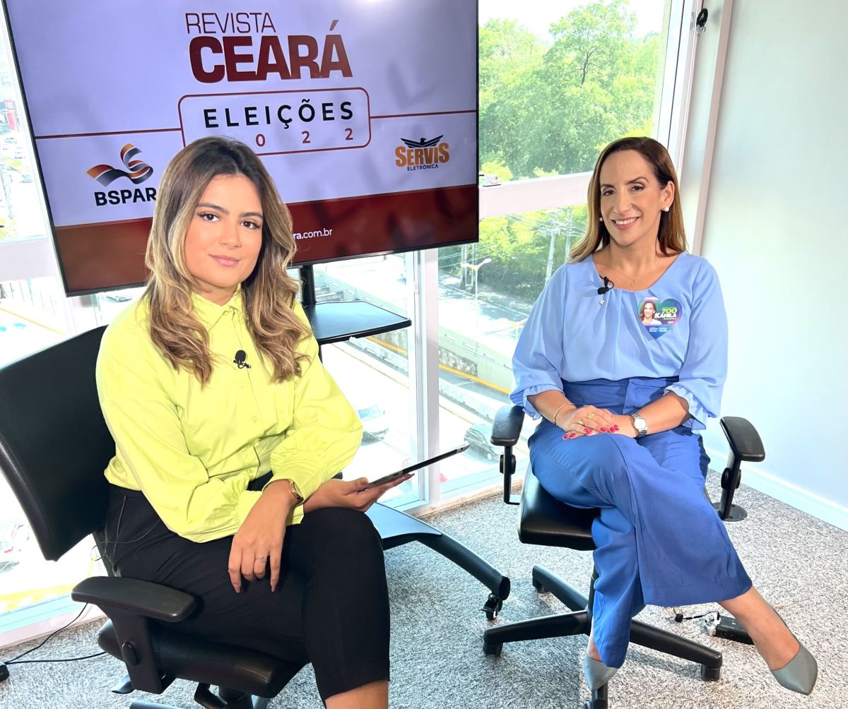 Candidata ao senado Kamila Cardoso participa de sabatina na Revista Ceará