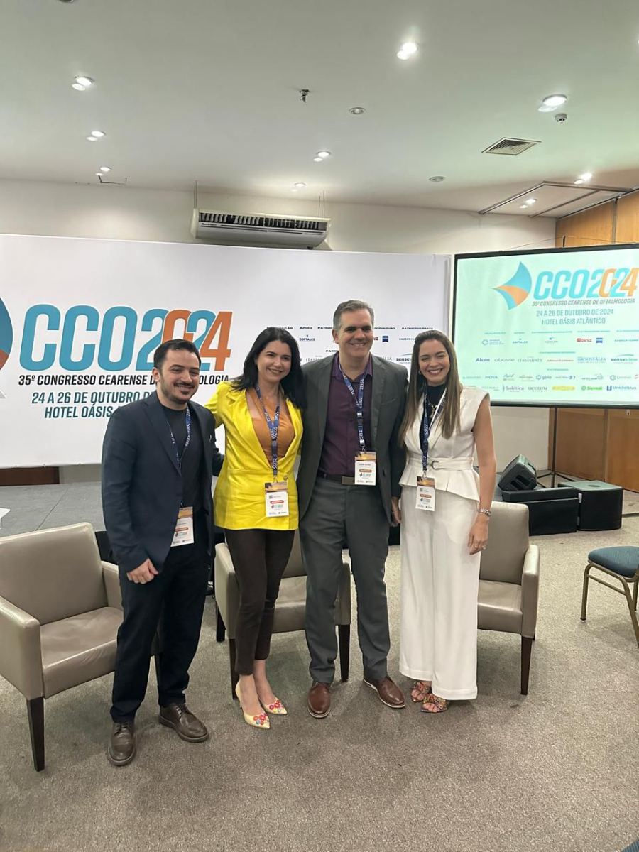 Dra. Hissa ministra palestra no 35º Congresso Cearense de Oftalmologia