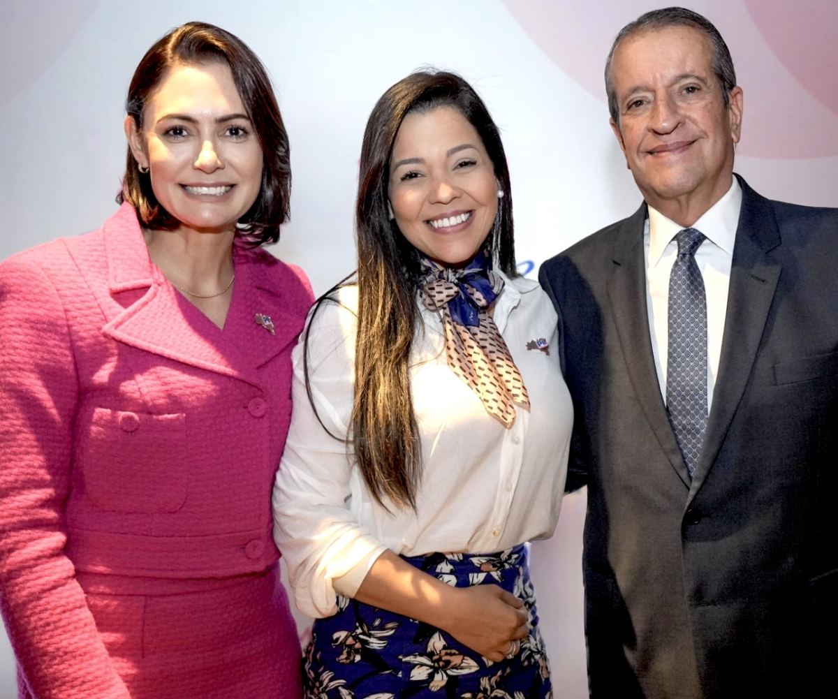 Valdemar e Michelle lançam nome de Priscila Costa para compor chapa com Alcides ao senado