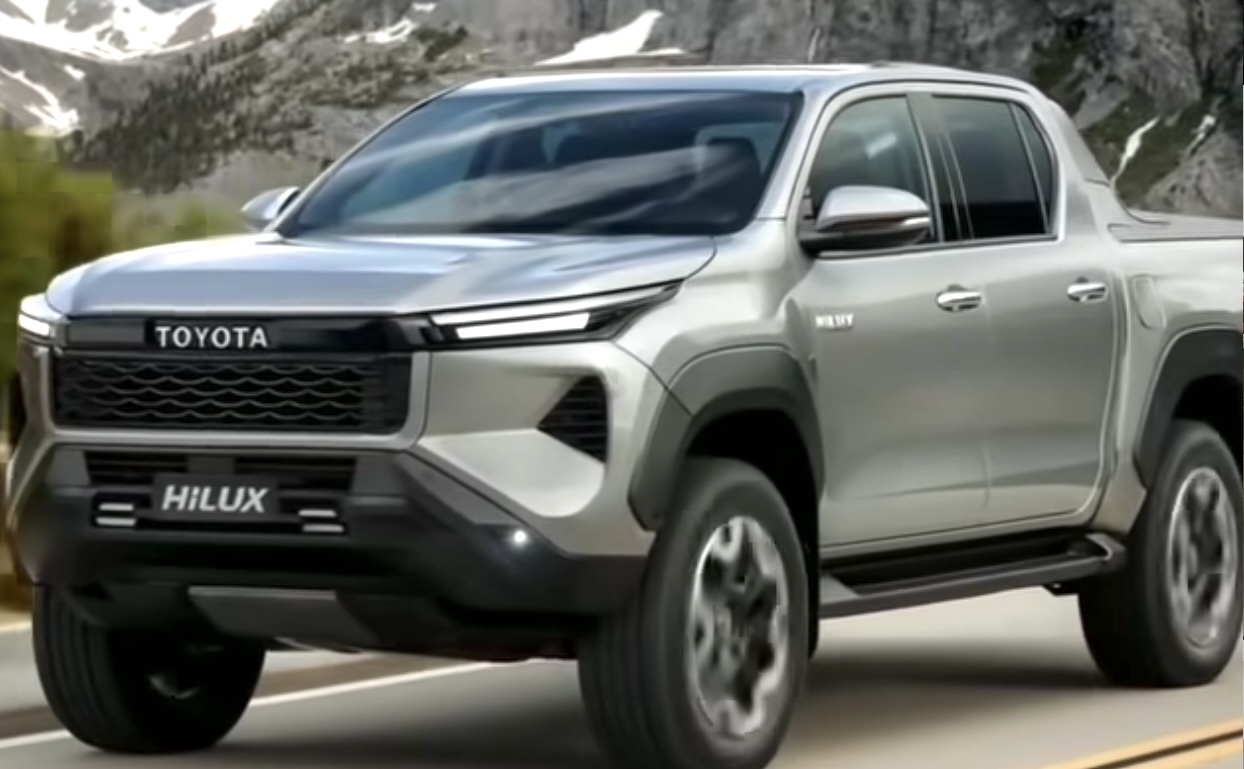 Vaza imagens na Ásia da nova Hilux modelo 2026