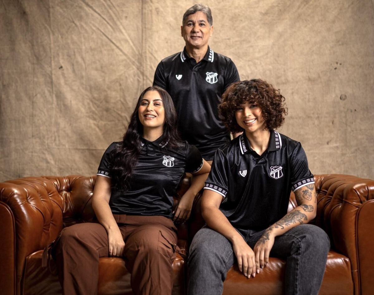 Homenageando 1996 e ex-patrocinadora ‘Banda Mastruz Com Leite’, Ceará lança uniforme para 2025