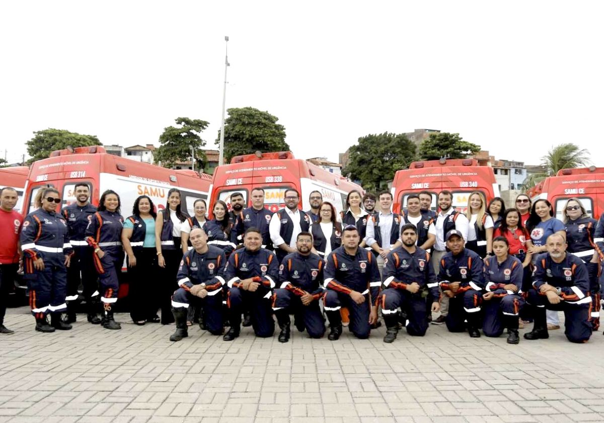 SAMU-CE recebe apoio de 25 ambulâncias com equipe médica e socorrista para atendimento