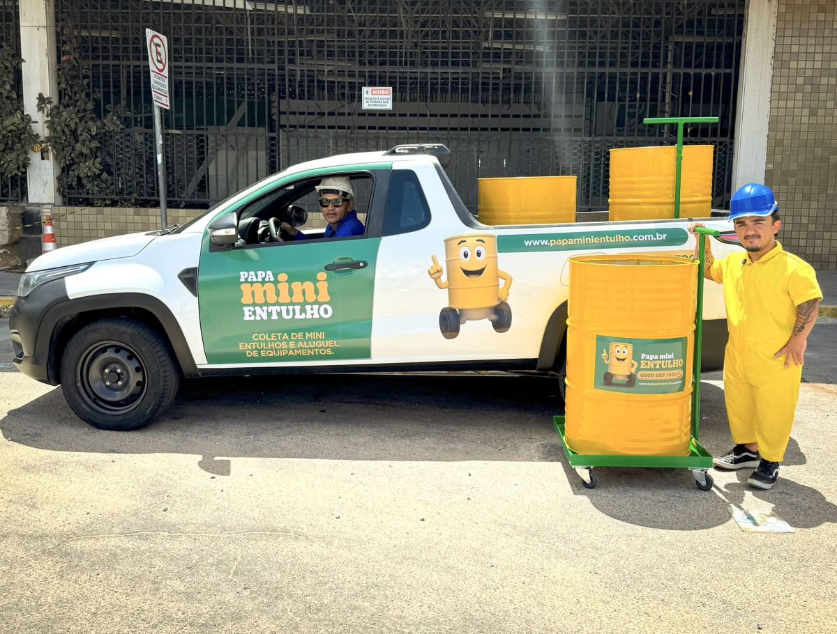 Mercado recebe ‘Papa Mini Entulho’; proposta revoluciona descarte em Fortaleza com soluções para obras
