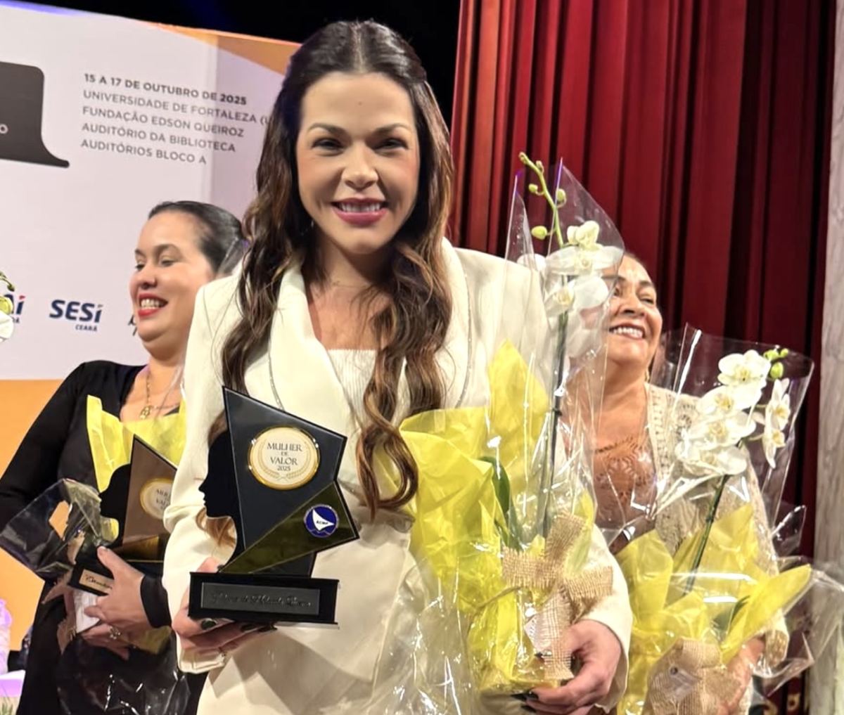 Associação Cearense do Ministério Público homenageia autoridades com troféu ‘Mulher de Valor’